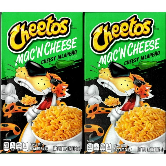 Cheetos Mac'n Cheese - Cheesy Jalapeno Flavor (Pack of 2)