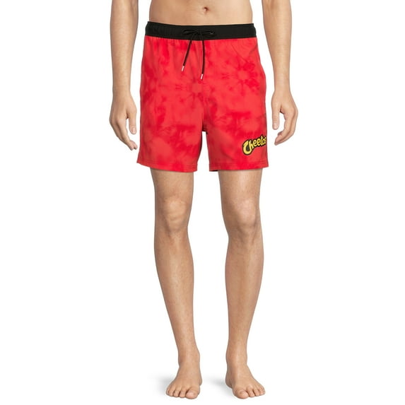 Cheetos Men's Logo Graphic 6.5" Swim Trunks with Stretch