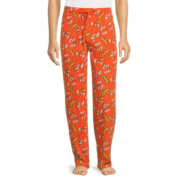 Cheetos Pajama Pants Mens Chester Cheetah All Over Print PJ Bottoms