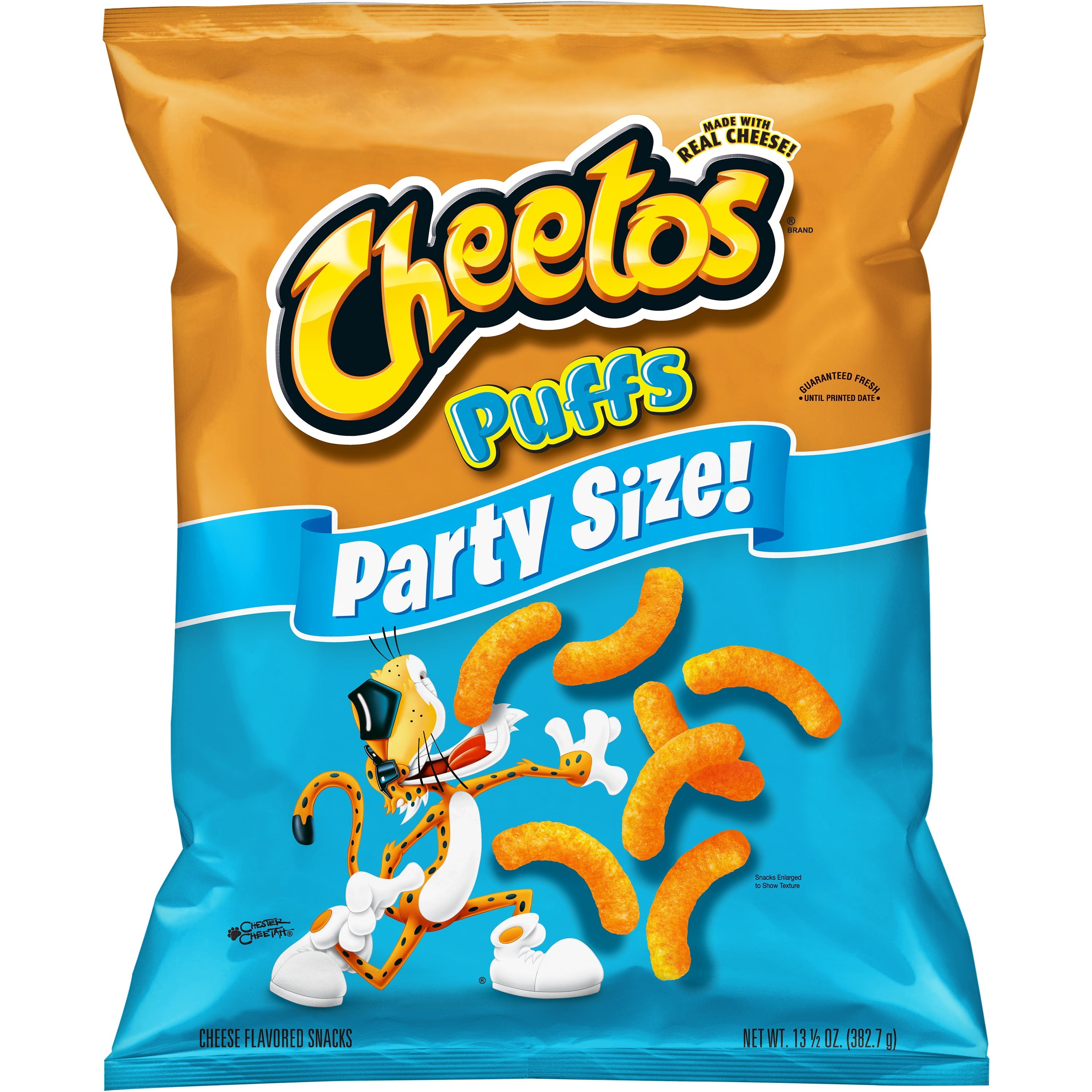 Cheetos Puffs Cheese Flavored Party Size Snack Chips, 13.5 Ounce Bag