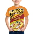 thumbnail image 1 of Cheetos T-Shirt for Boys And Girls, Funny Kids Short Sleeve Tee Shirts, 3D Print Novelty Graphic Tee Shirt, Comfortable Breathable Fabric, 1 of 9