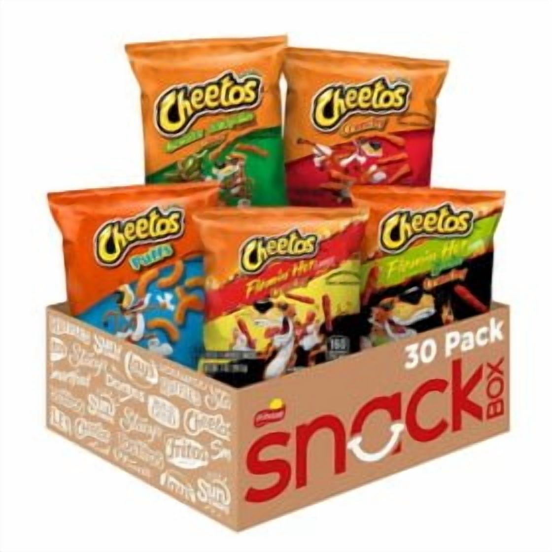 Cheetos Variety Pack Cheese Flavored Snack Mix, 30 count.pack of 2 ...