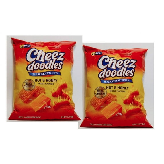 Cheez Doodles baked puffs hot and honey flavored
