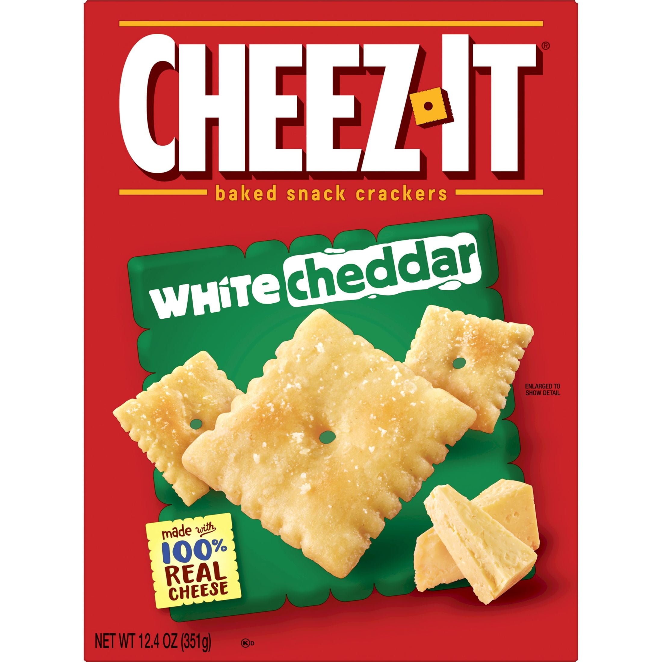 CheezIt 1PACK,White Cheddar Cheese Crackers, Baked Snack Crackers