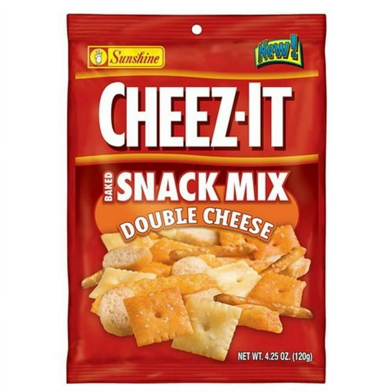 Cheez-It 24100-57720 3.5 oz Baked Double Cheese Snack Mix