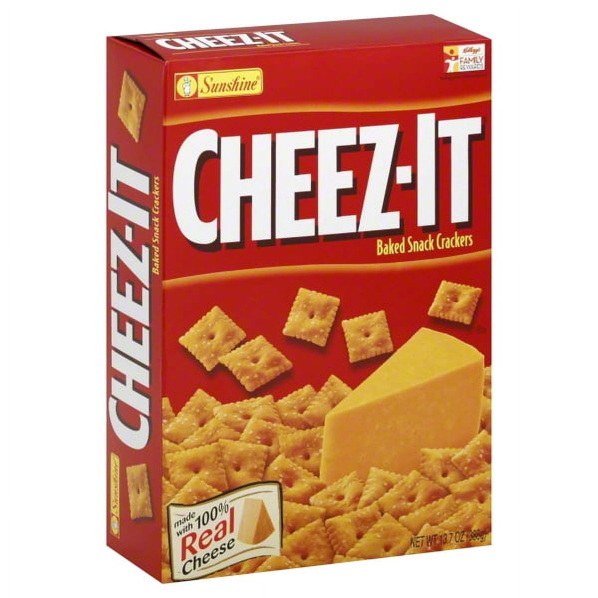 Cheez It Baked Real Chease Snack Crackers, 13.7 Oz.