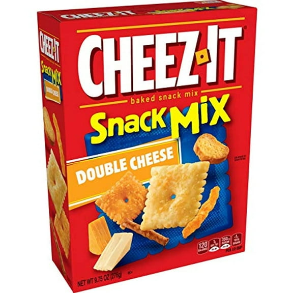 Cheez-It Baked Snack Assortment Double Cheese Snack Mix 9.75 Ounce Box (Pack Of 4)