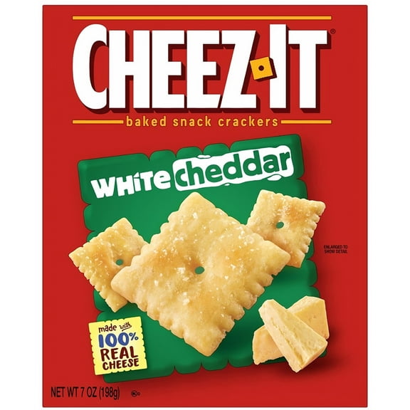 Cheez-It White Cheddar Cheese Crackers 7 oz (Pack of 48)