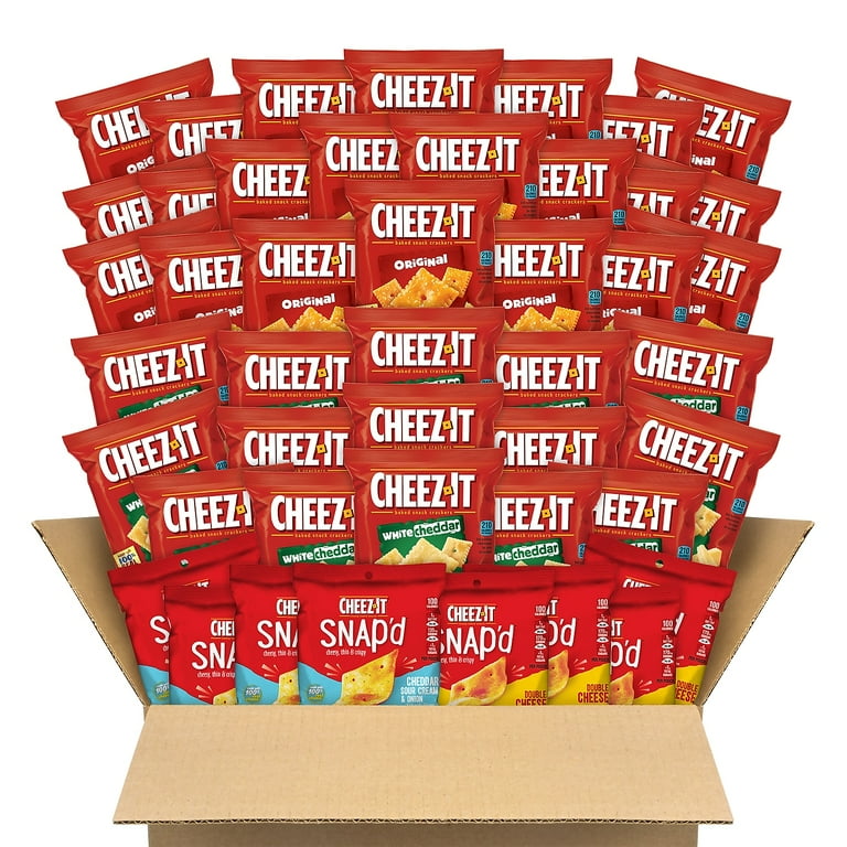 Baked Snack Crackers, Variety Pack, 0.75 oz Bag, 12/Box Baked Snack Crackers, Variety Pack, 0.75 oz Bag, 12/Box