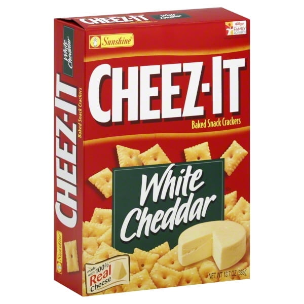 Cheez-It Baked White Cheddar Snack Crackers, 13.7 Oz.