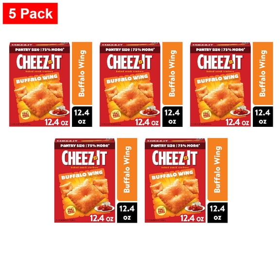 Cheez-It Buffalo Wing Cheese Crackers 12.4 oz - 5 Pack