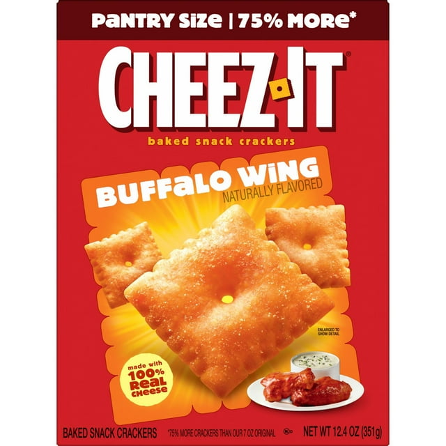 Cheez-It Buffalo Wing Crackers - 12.4 oz (Packaging May Vary)