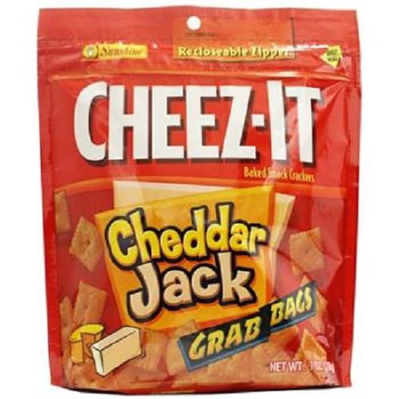 Cheez-It, Cheddar Jack, Count 6 (7 oz) - Cookie & Cracker / Grab Varieties & Flavors
