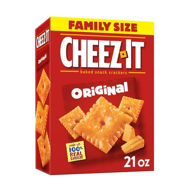 Cheez-It Cheese Crackers, Baked MMF7 Snack Crackers, Lunch Snacks ...