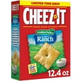 thumbnail image 1 of Cheez-It Cheese Crackers, Baked OIF8&nbsp;Snack Crackers, Lunch Snacks, Hidden Valley Ranch, 12.4oz Box (1 Box), 1 of 3
