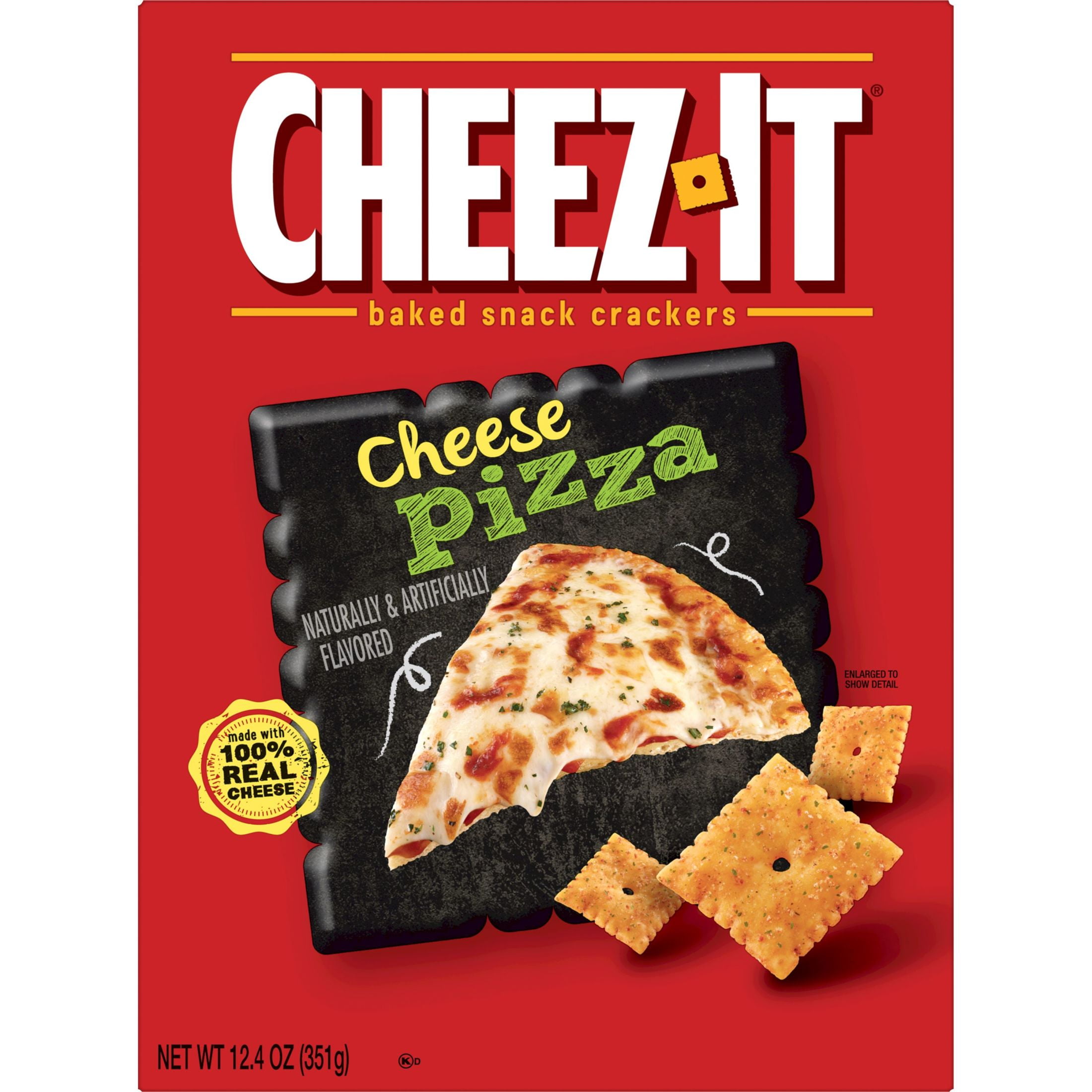 CheezIt Cheese Pizza Cheese Crackers, 12.4 oz