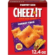 Cheez-It Cheesy Taco Baked Snack Crackers, Lunch Snacks, 12.4 oz