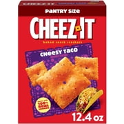 Cheez-It Cheesy Taco Baked Snack Crackers, Lunch Snacks, 12.4 oz