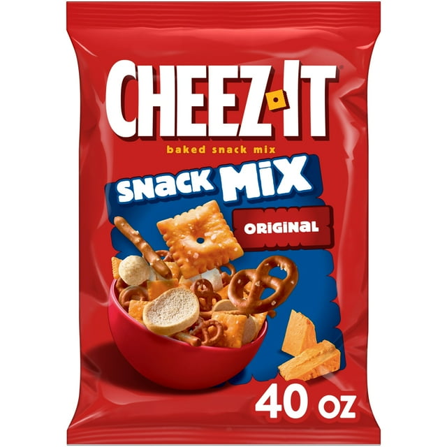 Cheez-It Classic Snack Mix, Lunch Snacks, 40 oz