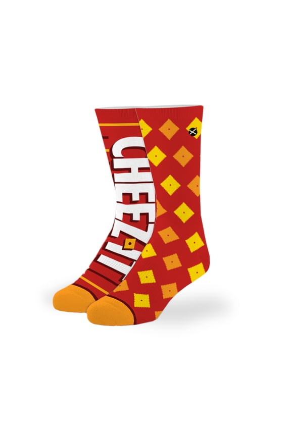 Cheez-It Crackers Crew Socks for Big Kids 710 Years  Fun Snack Gift, Colorful Everyday
