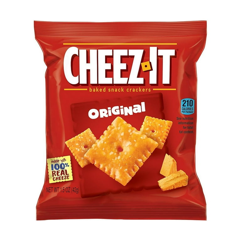 Baked Snack Crackers, 1.5 oz Bag, 60/Carton Baked Snack Crackers, 1.5 oz Bag, 60/Carton