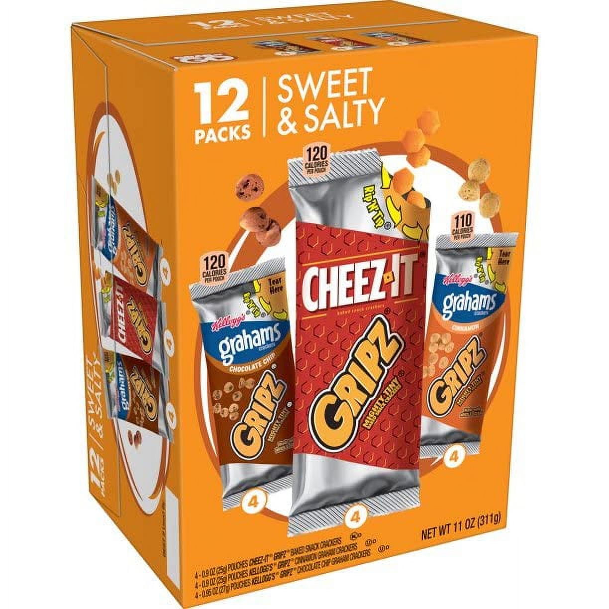 CheezIt Crackers Gripz Sweet & Salty, 11 Ounce