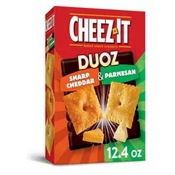 Cheez-It DUOZ Cheese Crackers, Baked Snack Crackers (Pack of 32)