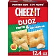 thumbnail image 1 of Cheez-It DUOZ Pesto and Mozzarella Baked Snack Crackers, Lunch Snacks, 12.4 oz, 1 of 12