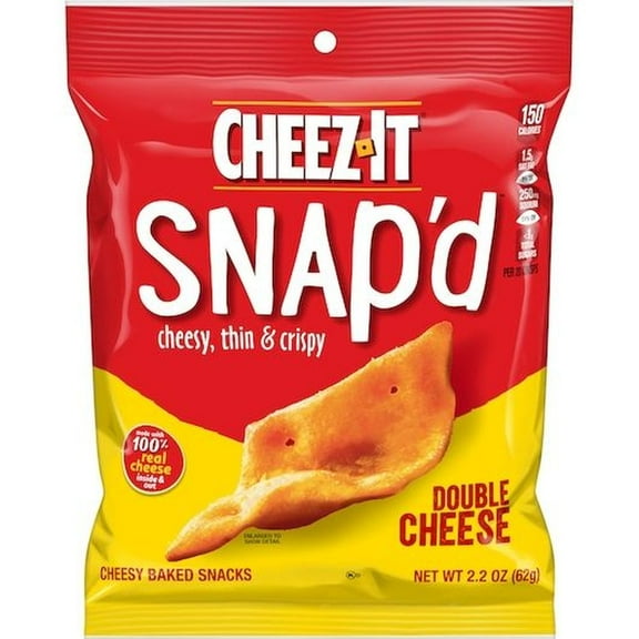 Cheez It Double Cheese Cracker, 2.2 Ounce -- 6 per Case.