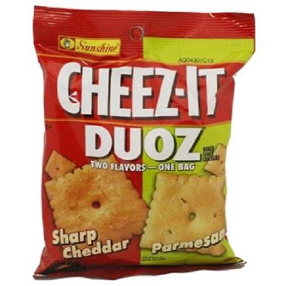 Cheez-It Du oz, Sharp Cheddar & Parmesan, Count 6 (4.3 oz) - Cookie & Cracker / Grab Varieties & Flavors