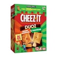CheezIt Duoz Cheese Crackers, Baked Snack Crackers, Lunch Snacks