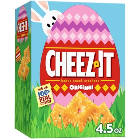 Cheez-It Easter Original Cheese Crackers, Easter Snacks, 4.5 oz