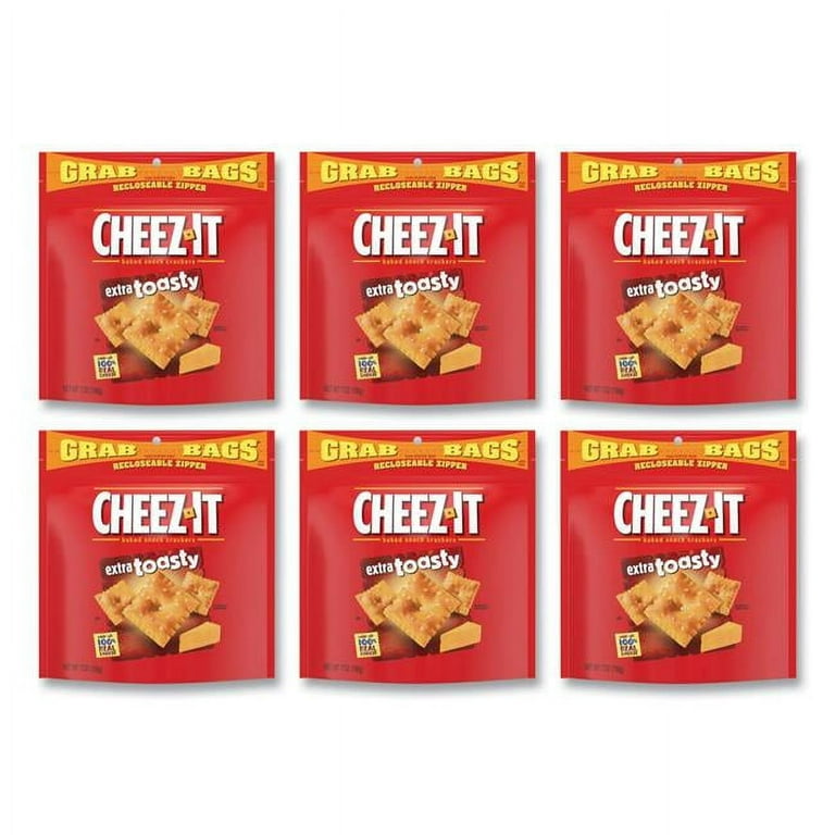 Cheez-It Minecraft Cheese Crackers Variety Original+Extra Toasty