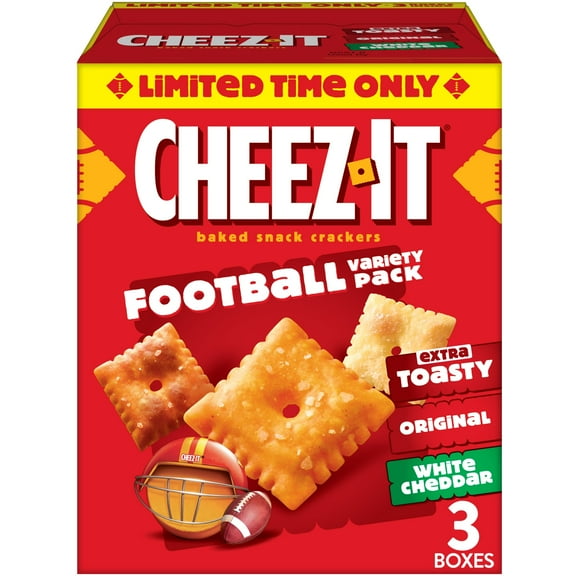 Cheez-It Variety Pack Baked Snack Crackers, Limited Time, 3 Count