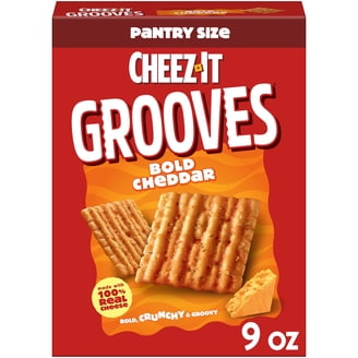 Kellogg's Cheez It Grooves Sharp White Cheddar Cheese Snack
