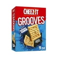 CheezIt Grooves Zesty Cheddar Ranch Cheese Crackers, PeanutFree, 9 oz