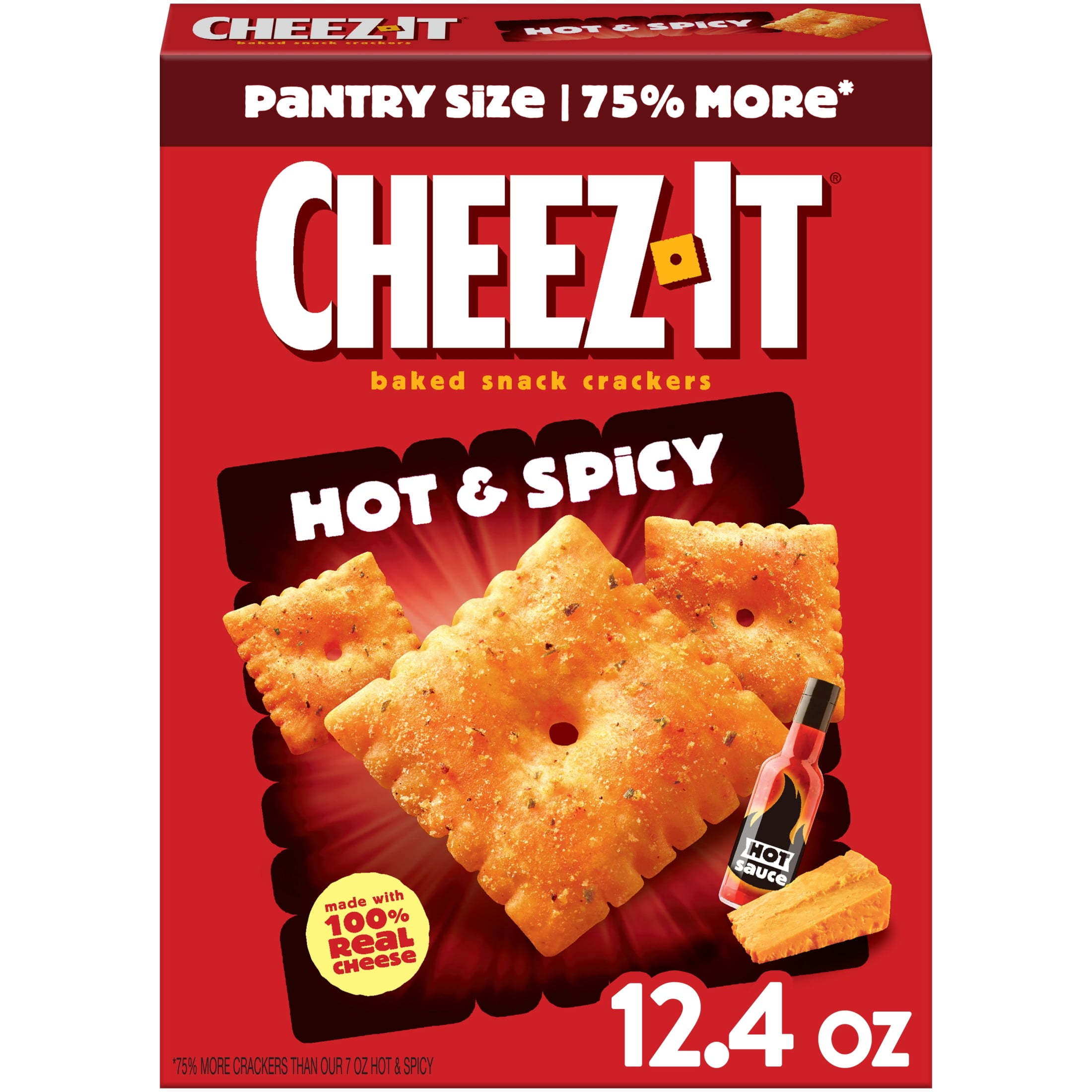 Cheez-It Extra Big Cheese Crackers, Baked Snack Crackers