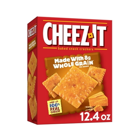 Cheez-It Made with Whole Grain Cheese Crackers, 12.4 oz