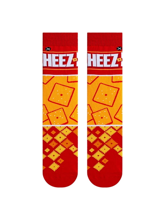 Cheez It Frito Lay Snack Foodie Crew Socks, Size Large