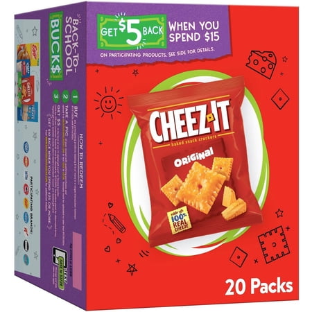 Cheez-It Original Baked Snack Crackers - 1oz - 20ct