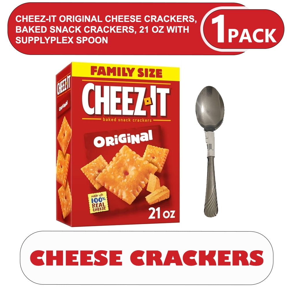 ピーナッツページ Cheez-It Original Cheese Crackers, Baked Snack Crackers, 21