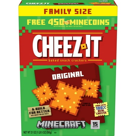 Cheez-It Original Cheese Crackers, Baked Snack Crackers, 21 oz