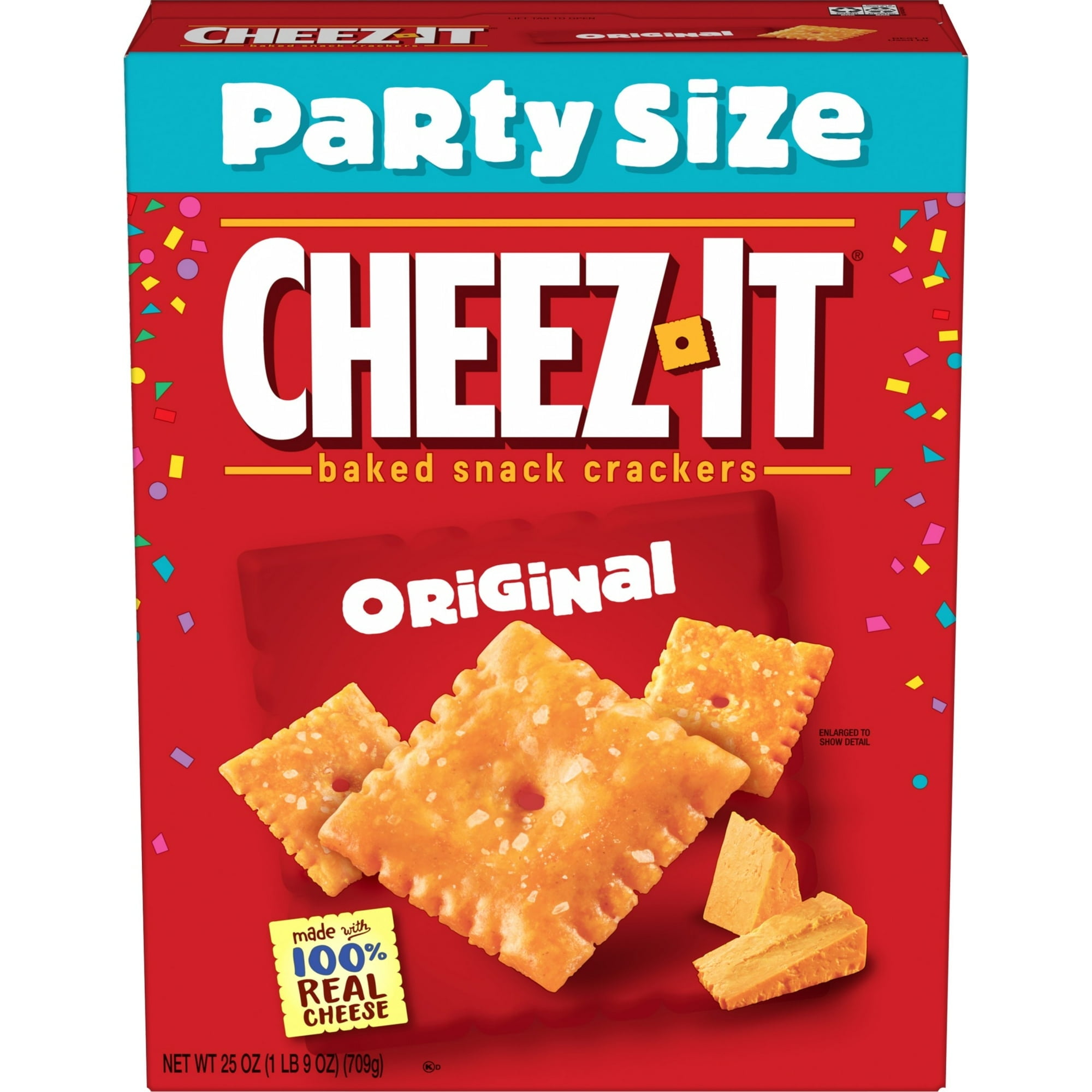 Cheez-It Original Cheese Crackers, Baked Snack Crackers, 25 oz - 3pack