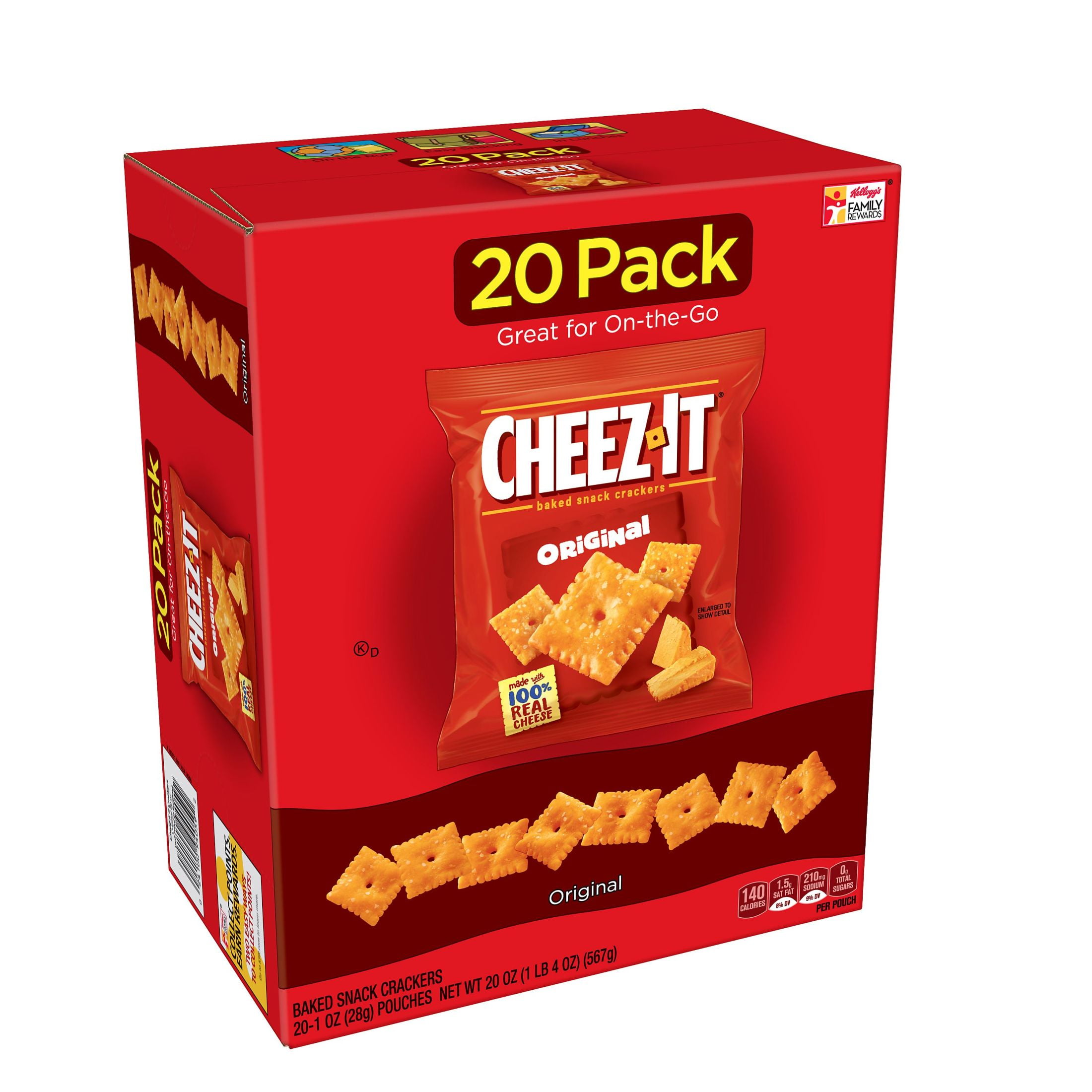 Cheez-It Original Crackers, 1 oz, 4 Count