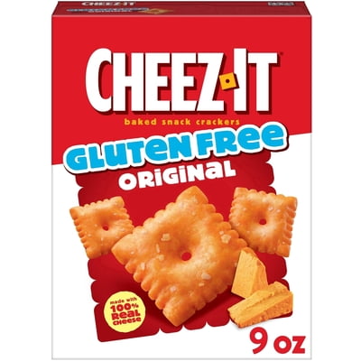 Cheez-It Original Gluten-Free Baked Snack Crackers, Gluten Free, 9 oz