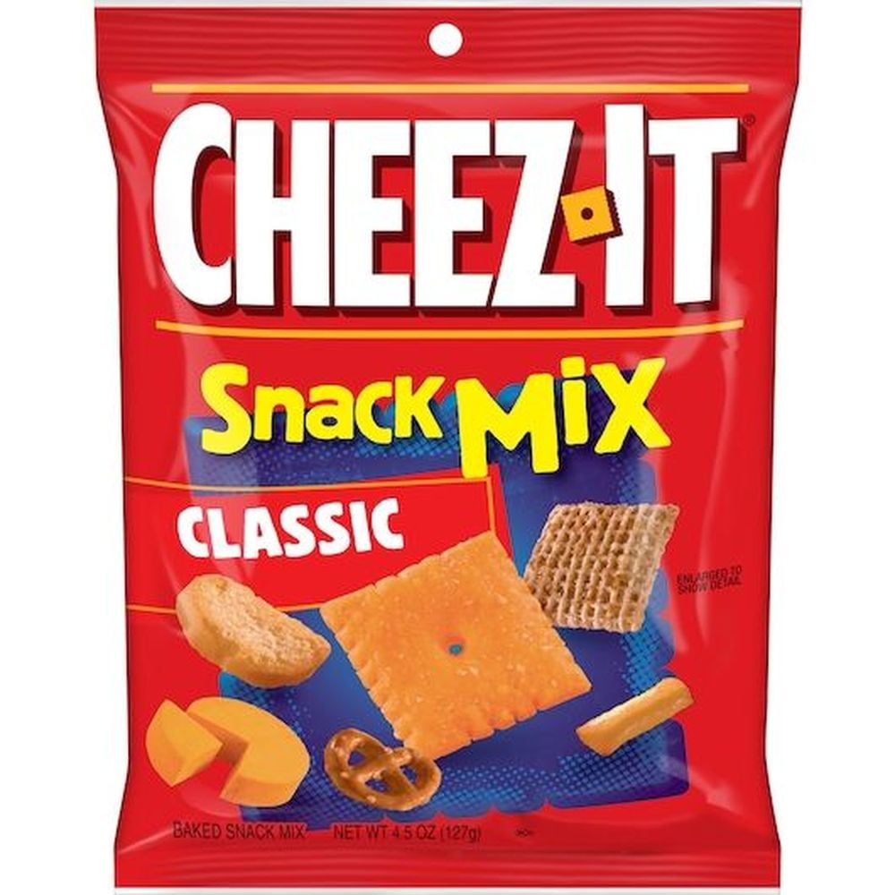 Cheez It Original Snack Mix, 4.5 Ounce -- 6 per Case.
