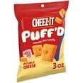 thumbnail image 1 of Cheez-It Puff'd Double Cheese Cheesy Baked Snacks, Puffed Snack Crackers, 3 oz, 1 of 8