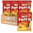 thumbnail image 1 of Cheez-It® Puff'd Double Cheese Cheesy Baked Snacks, Puffed Snack Crackers, 6 Count, 1 of 10