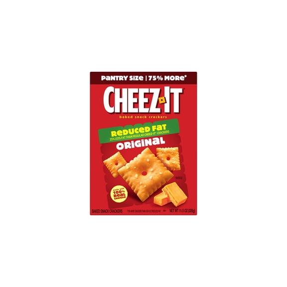 Cheez-It Reduced Fat Originl Baked Snack Crackers 11.5 oz (Pack of 20)