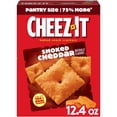 thumbnail image 1 of Cheez-It Smoked Cheddar Baked Snack Crackers, Lunch Snacks, 12.4 oz, 1 of 12